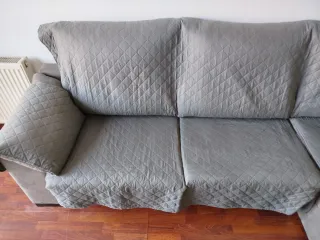 Sofá Chaiselongue gris 2.80x1.80