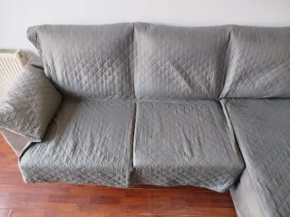 Sofá Chaiselongue gris 2.80x1.80