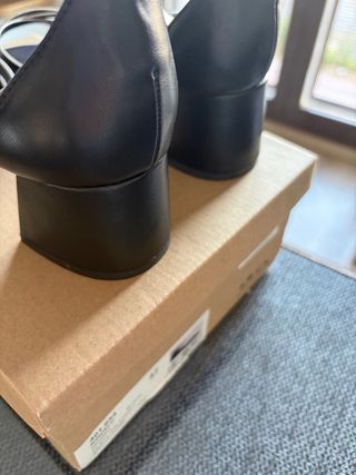 Sandalias Krack Negras Tacón, sin usar