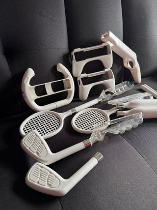 Accesorios Wii: Volante, Raquetas, Pistola