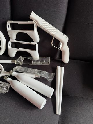 Accesorios Wii: Volante, Raquetas, Pistola