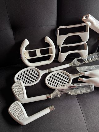 Accesorios Wii: Volante, Raquetas, Pistola