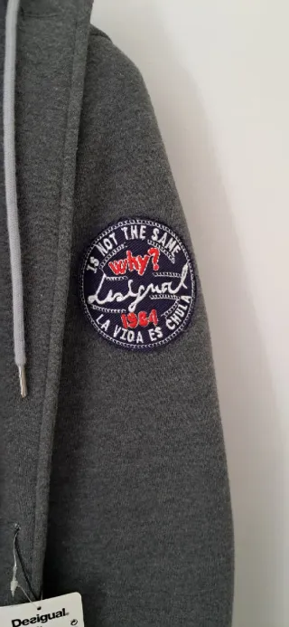 Chaqueta Desigual Talla L Con Capucha