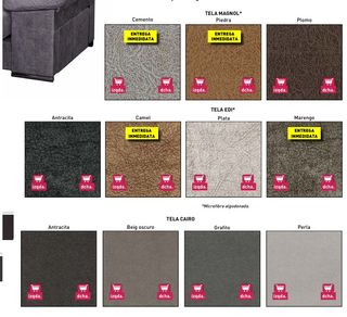 Sofá Chaise Longue Roma Cama Gris