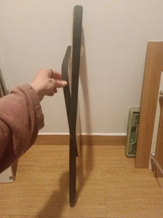 Silla plegable transparente y ambar