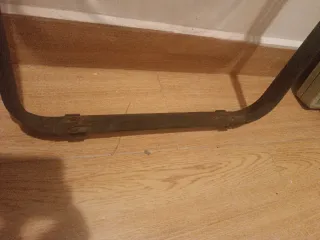 Silla plegable transparente y ambar