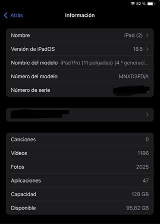 iPad Pro M2 4ª Gen. Plata