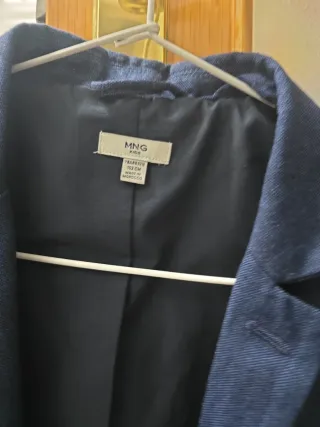 Americana niño azul