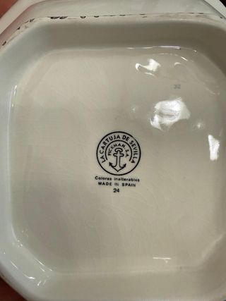 Vajilla Porcelana La Cartuja 83 piezas