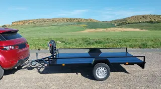 Plataforma 300x170 con rampas y cabestrante