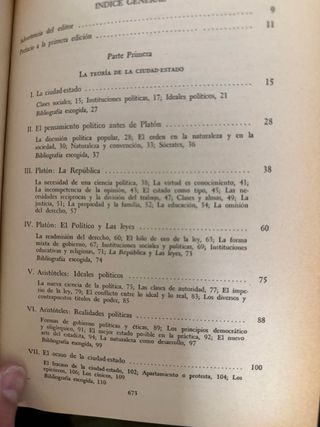 George Sabine, Historia de la teoria politica