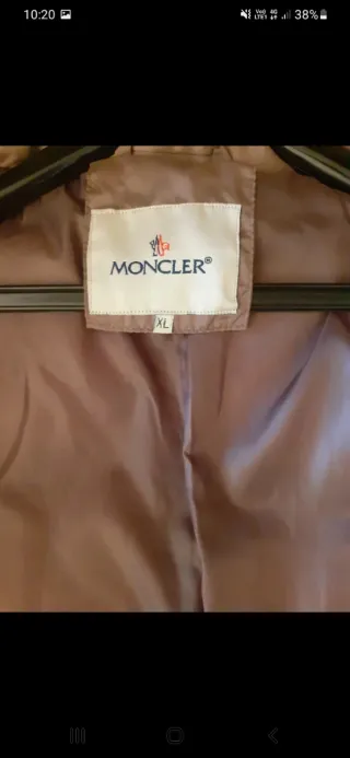Giubino Moncler donna beige taglia XL