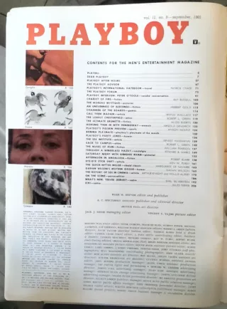 Playboy americano.September 1965.