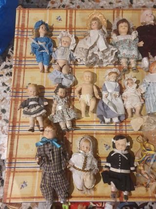 Muñecas antiguas de porcelana