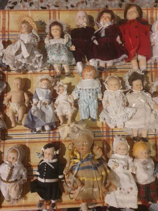 Muñecas antiguas de porcelana