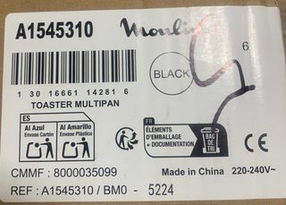 Tostador Moulinex 4 rebanadas