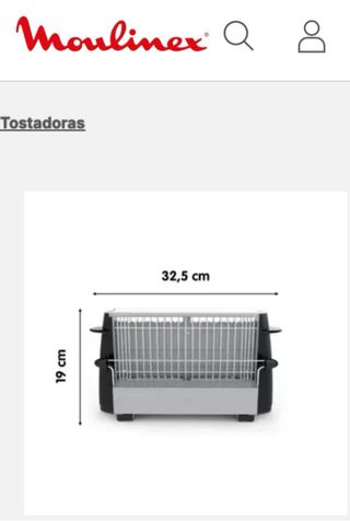 Tostador Moulinex 4 rebanadas