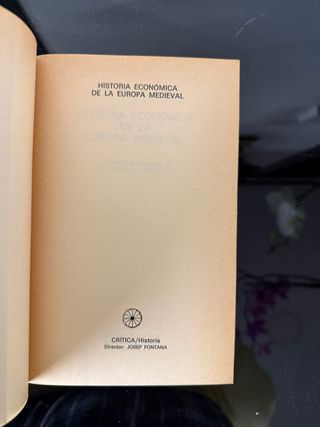 historia económica de la Europa medieval N J G Pou