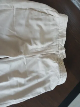 Pantalón beige Mango mujer
