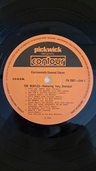 The Beatles con Tony Sheridan Vinilo