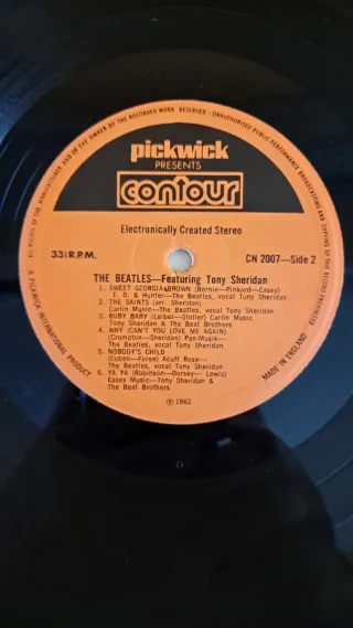 The Beatles con Tony Sheridan Vinilo