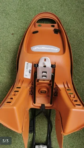 Sillín bici infantil con arnés