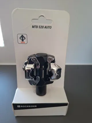 Pedales Rockrider MTB 520 Auto SPD