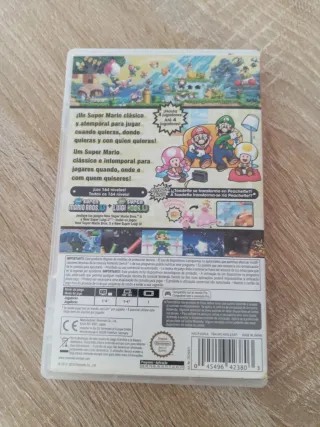 Caja vacía de Super Mario Bros. U Deluxe Nintendo