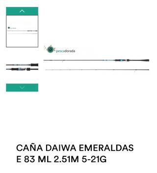Caña Daiwa Emeraldas E 83 ML 2.51M