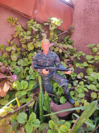 Geyperman militar camuflaje fusil botas