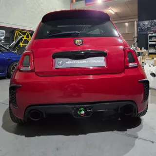 Abarth 500 Pre Restyling 3D Añadido Paragolpes Tra