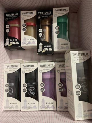 Biberones Twistshake Anti-Colic Nuevos