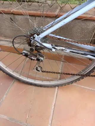 Bicicleta Paseo Decathlon Azul