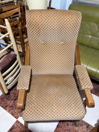 Juego de sofás vintage cómodos.Sofas 3+2.Sofa cama