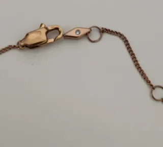Collana Fossil cuore con scatola