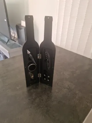 Set Accesorios Vino Negro