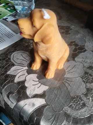 Vela figura perro labrador