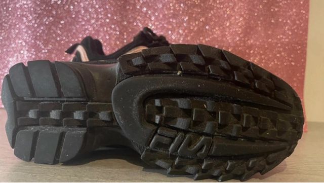 Zapatillas Fila Disruptor terciopelo 35