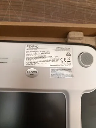 Báscula De Baño Digital RENPHO Core 1S