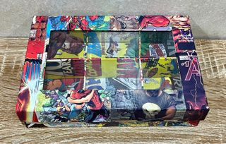 SCATOLA PICCOLA IN CARTONE MARVEL CON 6 SCOMPARTI NUOVA