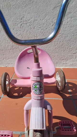 Triciclo rosa infantil Italtrike