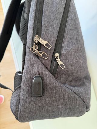 Mochila portátil grande gris - Muy buen estado
