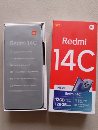 Redmi 14C 6/128GB negro+reloj Redmi watch 5 Active