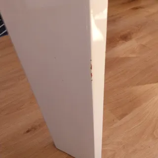 Mesa extensible cristal y madera