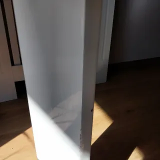 Mesa extensible cristal y madera