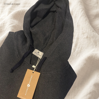 Jersey Capucha Álvaro Moreno Gris Algodón