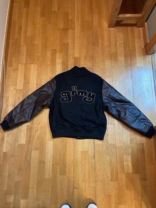 Chaqueta Grimey Baseball Negra y Marrón