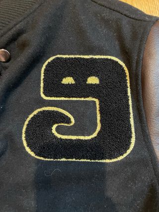 Chaqueta Grimey Baseball Negra y Marrón