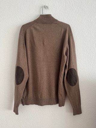 Jersey cuello alto cremallera M