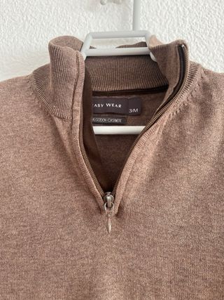 Jersey cuello alto cremallera M